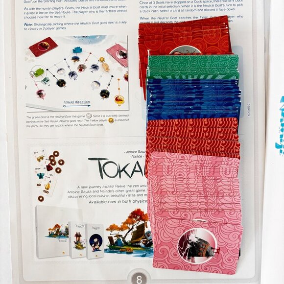 Tokaido Namiji Board Game Funforge NAMUS01 Sailing Fishing Japan Complete - Picture 4 of 10